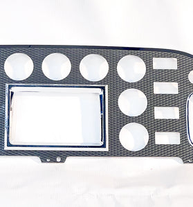 389 Dash Kit (SmartNav) Pre-VMUX, Patterned Stainless Steel Surface