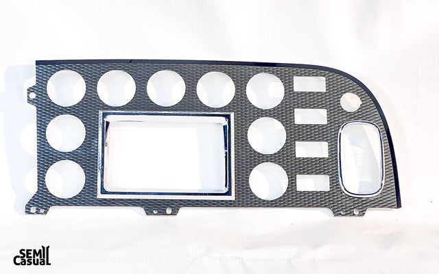 389 Dash Kit (SmartNav) Pre-VMUX, Patterned Stainless Steel Surface