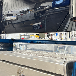 Cab Sleeper Panels, SS, Stainless Steel 3” 589 CHOOSE 44" 58" 72" 80"