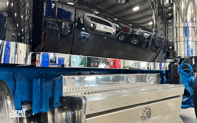 Cab Sleeper Panels, SS, Stainless Steel 3” 589 CHOOSE 44