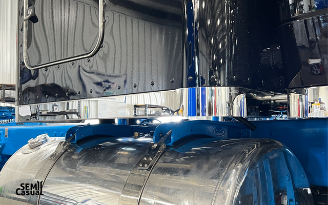 Cab Sleeper Panels, SS, Stainless Steel 3” 589 CHOOSE 44