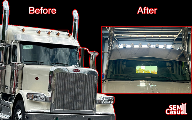 Visor, Blind Mount Reverse Bowtie 18×12 Visor for 589