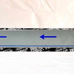 Window Chop, Stainless Steel, Sleeper 70” Side Window 5” Chop SS