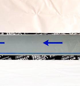 Window Chop, Stainless Steel, Sleeper 70” Side Window 5” Chop SS