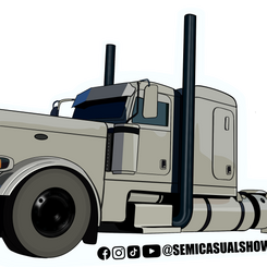 TC Racing 389 Grey Sticker