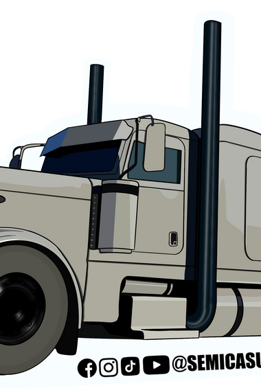 TC Racing 389 Grey Sticker