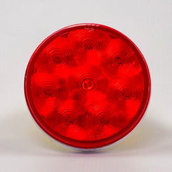 Trux 4″ Red Stop, Turn & Tail Round LED Light – 8 Diodes