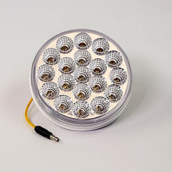 Trux 4″ Amber Marker to Blue Auxiliary Round LED Light – 19 Diodes