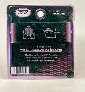 Trux Mini Button Dual Revolution Red Stop, Turn & Tail to White Back-Up LED Light