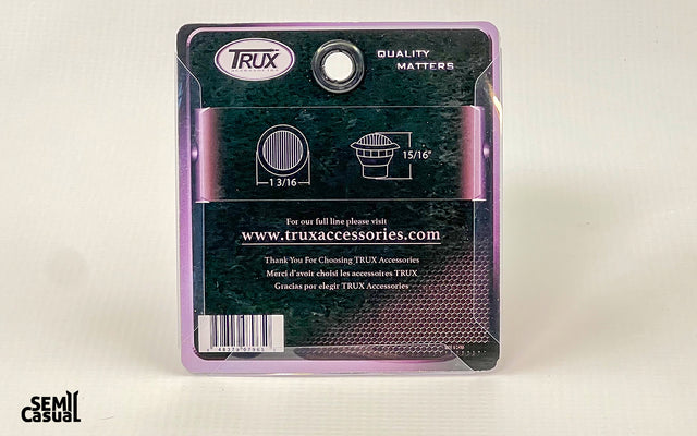 Trux Mini Button Dual Revolution Red Stop, Turn & Tail to White Back-Up LED Light