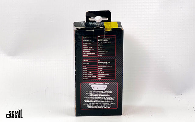 Trux Kenworth/Peterbilt Clear Amber LED Cab Marker Light