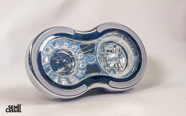 Trux Retro Series LED Projector Headlight Assembly – Driver Side (Chrome)