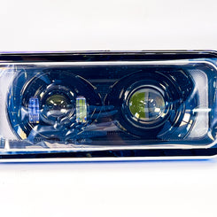 Trux Universal LED Projector Headlight Assembly – Black (Passenger Side)