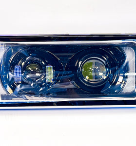 Trux Universal LED Projector Headlight Assembly – Black (Passenger Side)