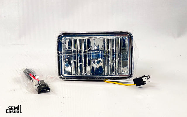 Trux 4″ x 6″ LED Reflector Headlight – Low Beam | 1100 Lumens