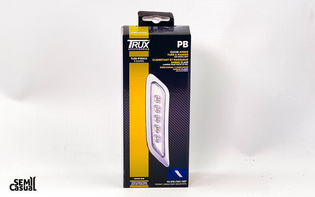 Trux Clear Amber Turn & Marker Peterbilt LED Door Light – Driver Side