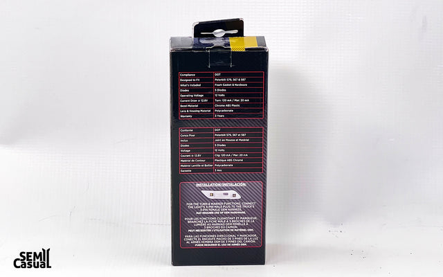 Trux Clear Amber Turn & Marker Peterbilt LED Door Light – Driver Side