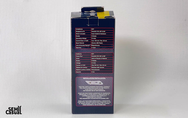 Trux Clear Amber LED Turn & Marker Door Light – Passenger Side