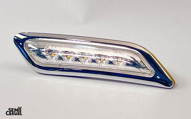 Trux Clear Amber LED Turn & Marker Door Light – Passenger Side