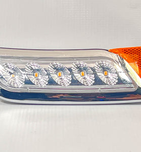 Trux Peterbilt 579/567/587 Driver Side Clear Amber Turn & Marker LED Fender Light