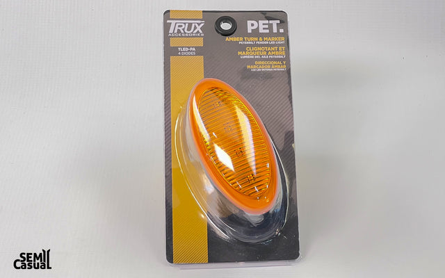 Trux Amber Turn & Marker Peterbilt Fender LED Light – 4 Diodes