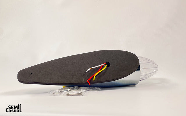 Trux Amber to Purple Dual Revolution Bullet Cab LED Light with Housing – 19 Diodes