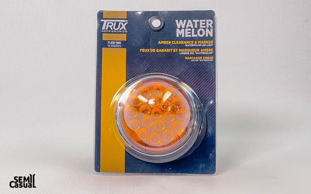 Trux Amber Watermelon LED Clearance & Marker Light – 19 Diodes