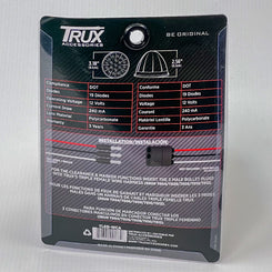 Trux Clear Amber Watermelon LED Clearance & Marker Light – 19 Diodes