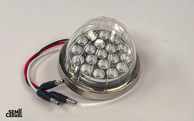 Trux Clear Amber Watermelon LED Clearance & Marker Light – 19 Diodes