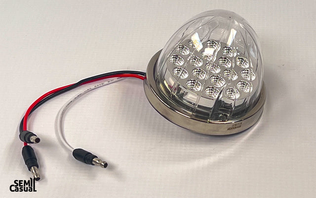 Trux Clear Amber Watermelon LED Clearance & Marker Light – 19 Diodes