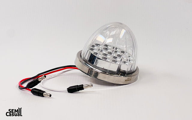 Trux Clear Amber Watermelon LED Clearance & Marker Light – 19 Diodes