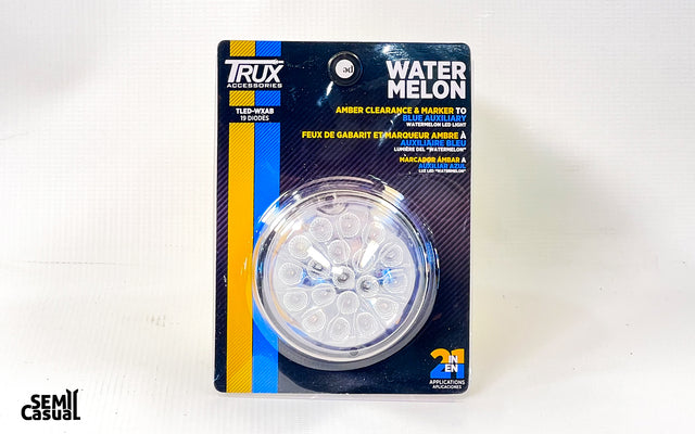 Trux Amber Clearance & Marker to Blue Auxiliary Watermelon LED Light – 19 Diodes