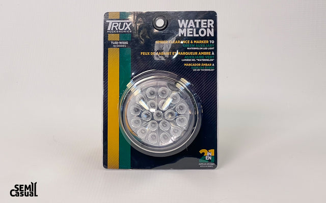 Trux Amber Clearance & Marker to Green Auxiliary Watermelon LED Light – 19 Diodes