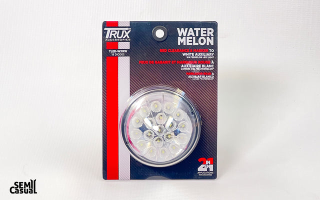 Trux Dual Revolution Red/White Watermelon LED Light – 19 Diodes