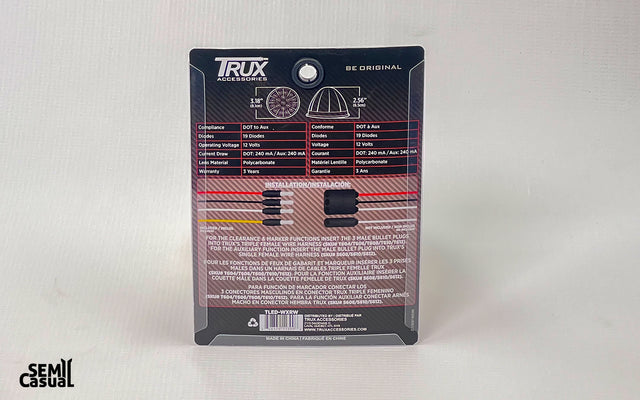 Trux Dual Revolution Red/White Watermelon LED Light – 19 Diodes