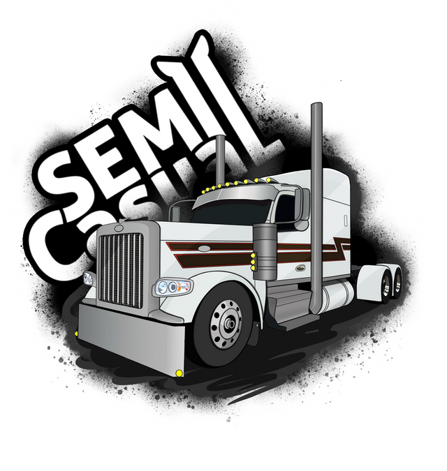 SEMI CASUAL White 589 With Stripes/Logo