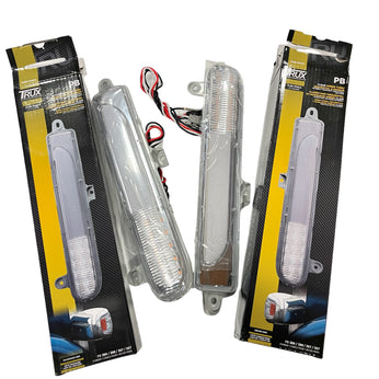 TURN SIGNAL, CLEAR AMBER TURN/SEQUENTIAL & MARKER HEADLIGHT LED LIGHT PAIR