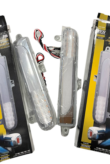 TURN SIGNAL, CLEAR AMBER TURN/SEQUENTIAL & MARKER HEADLIGHT LED LIGHT PAIR