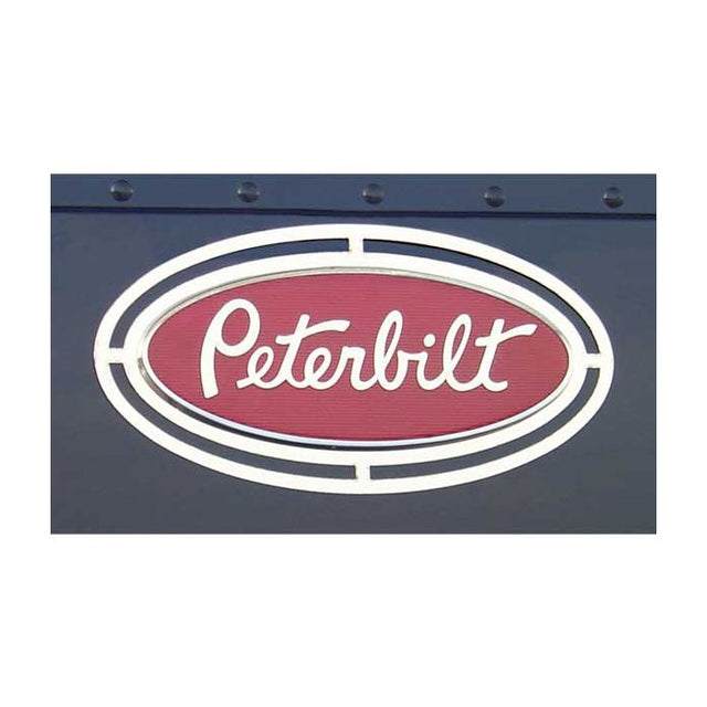 Peterbilt Emblem Logo Trim - Double Halo Pattern (Pair)