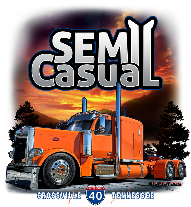 SEMI CASUAL Orange 589 Sunset T