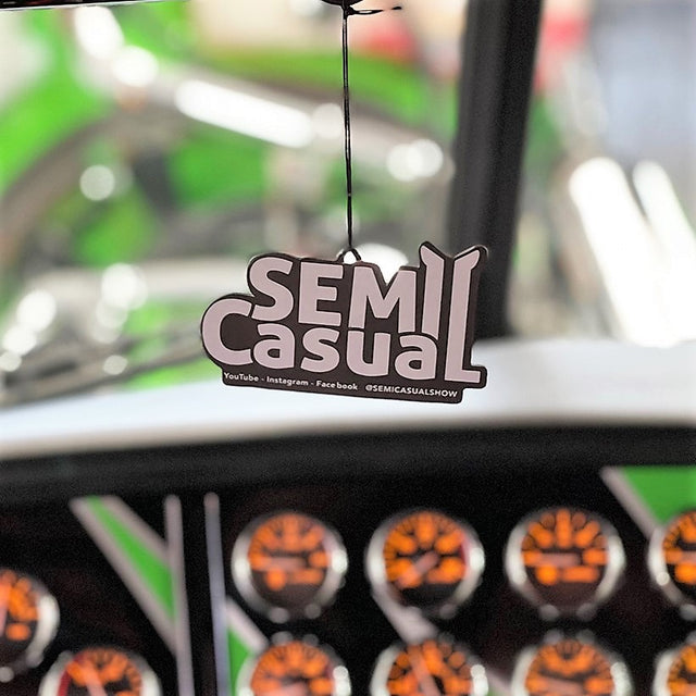 SEMI CASUAL AIR FRESHENER DIE CUT LOGO CLEAN SCENT