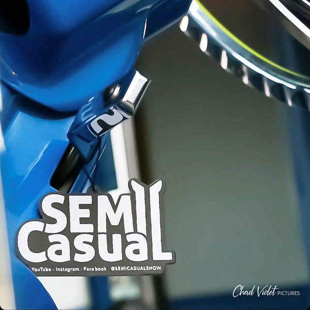 SEMI CASUAL AIR FRESHENER DIE CUT LOGO CLEAN SCENT