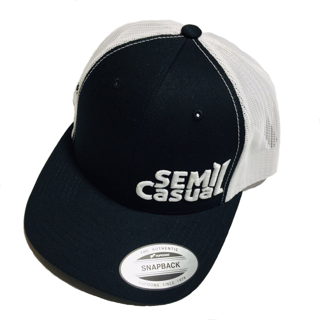 SEMI CASUAL Classic Logo Snapback Trucker Cap