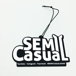 SEMI CASUAL AIR FRESHENER DIE CUT LOGO CLEAN SCENT
