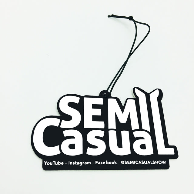SEMI CASUAL AIR FRESHENER DIE CUT LOGO CLEAN SCENT