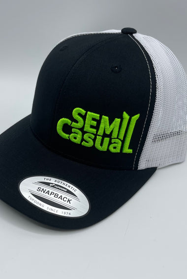 SEMI CASUAL Classic Logo Snapback Trucker Cap