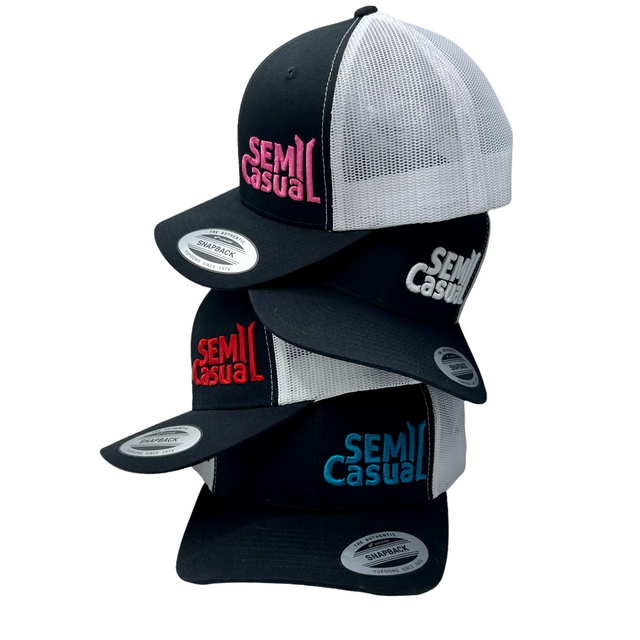 SEMI CASUAL Classic Logo Snapback Trucker Cap