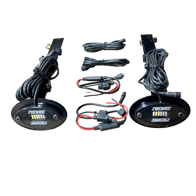 Tank Bracket Strobe Light Kit, Choose Amber/White OR Amber/Amber
