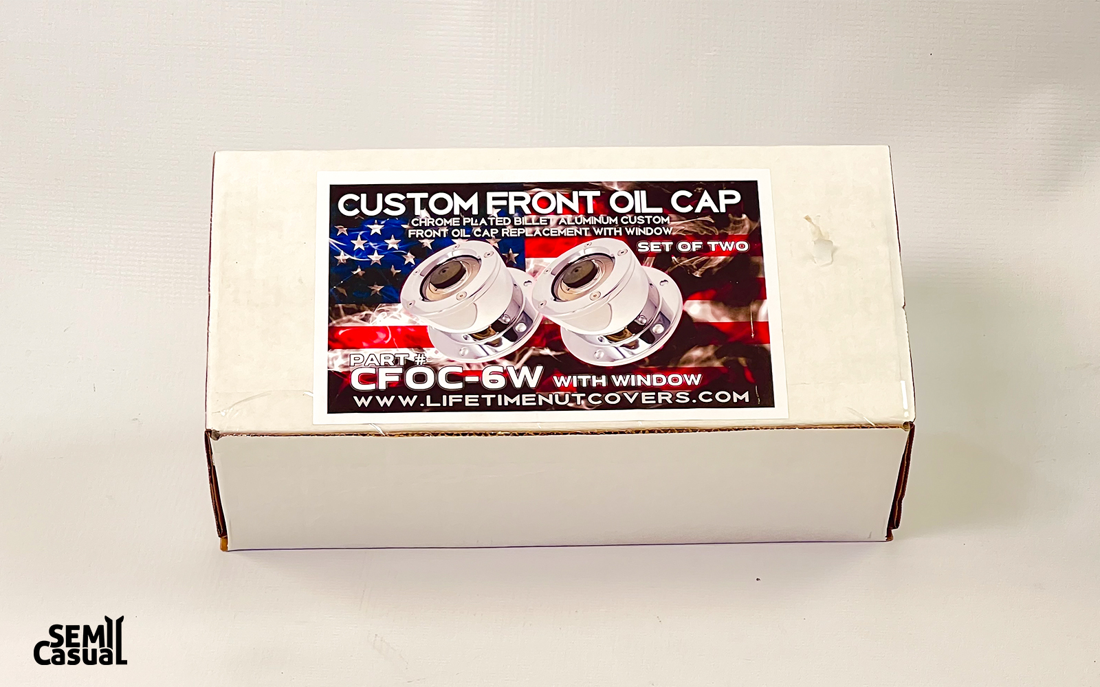 CUSTOM FRONT OIL CAP COVER - image 1 of 1