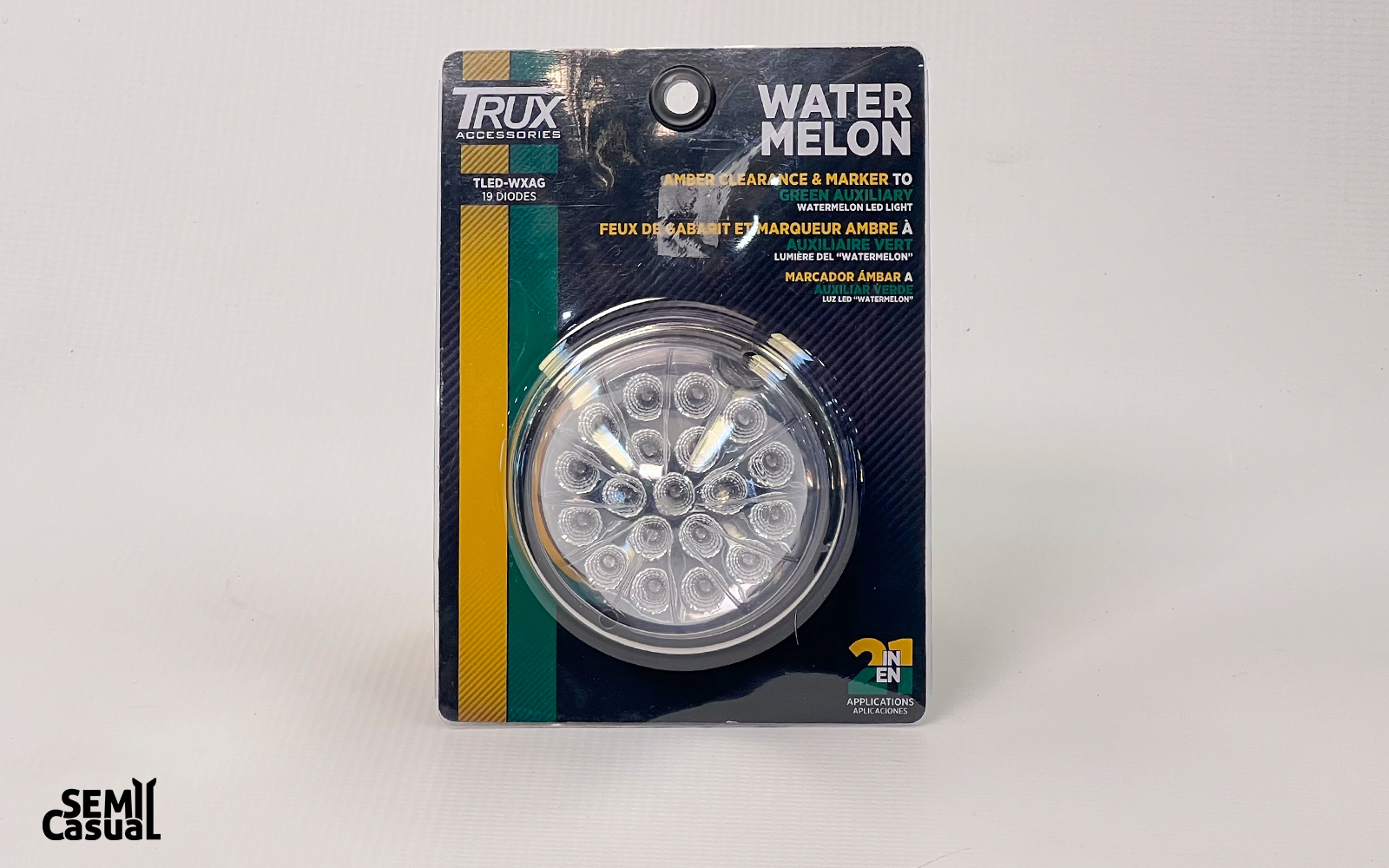 DUAL REV AMBER GREEN WATERMELON LED REFLECTOR - image 3 of 4